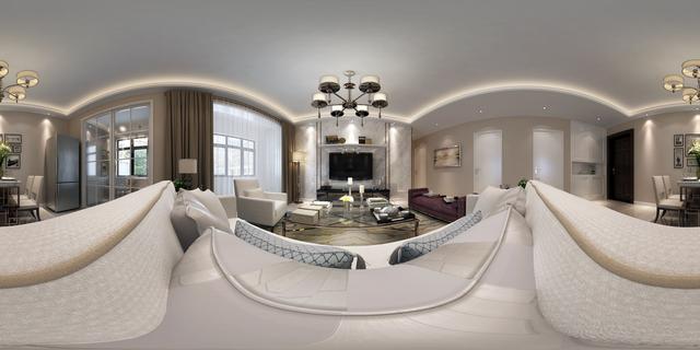 360全景效果图 看完中骏蓝湾这套360度全景效果图，才知道什么是真正的装修！